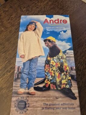 Andre Movie VHS Cover - Blue Sky Poster with Sea Lion